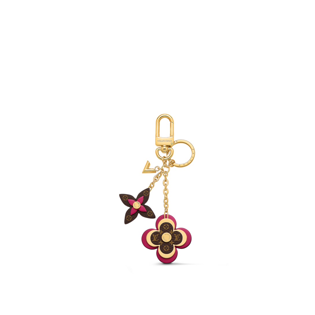 Blooming Flowers Bag Charm and Key Holder - Luxury Key Holders and 